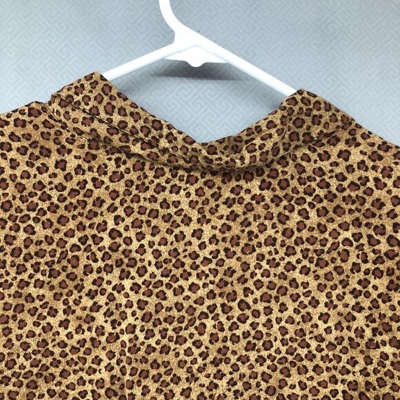 Vintage Notations Short Sleeve Brown Button Up Blouse Plus Size 1X Women - Picture 10 of 12